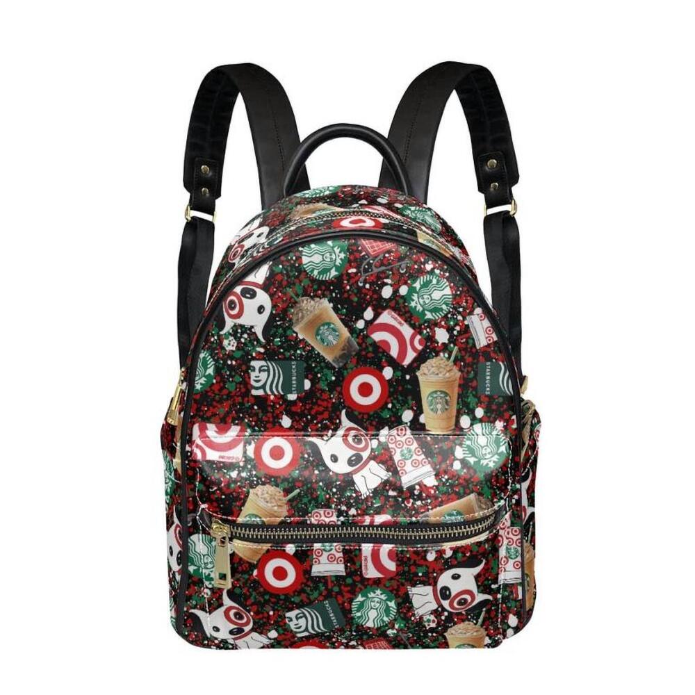 NEW AIER WHOLESALE women's targbucks mini backpack in multi black